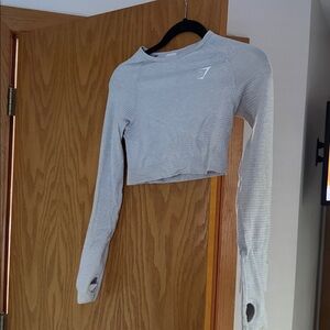 GYMSHARK Long Sleeve Crop Top